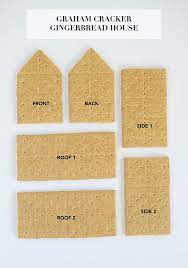 Diy Graham Cracker Gingerbread Houses Alice And Lois Graham Cracker Gingerbread Kids Christmas Party Graham Cracker Gingerbread House