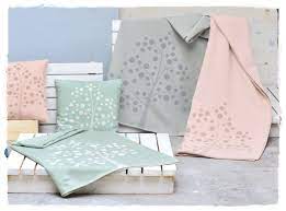 Gehört natürlich auch die richtige decke. Baum Baumwoll Decke Sylt 150x200cm David Fussenegger Gots