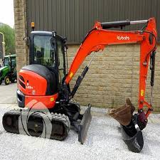 Kubota U55 4 Used Mini Excavator For Sale Bob Wild Grass Machinery Bwgm West Yorkshire United Kingdom
