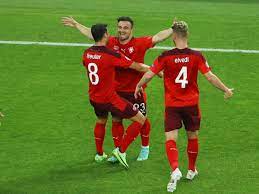 Baku olympic stadium will host the third round of the group stage at euro 2020 in a football match between switzerland and turkey. 7ptehsst4k542m