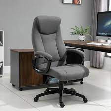 vinsetto ergonomic gaming adjustable height fabric officer chair w 360 swivel ebay conference room chairs chair office chair