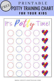 Potty Training Sticker Chart Free Printable Lifestyle With Leah Potty Training Sticker Chart Sticker Chart Potty Training Stickers