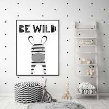 Zebra Nursery Printable Be Wild Typography Children S Etsy Childrens Room Decor Zebra Nursery Kid Room Decor