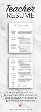 Teacher Resume Template For Word Pages 1 2 And 3 Page Cv Template Resume For Teachers Educator Cover Letter Instant Download Teacher Resume Template Education Resume Teacher Resume