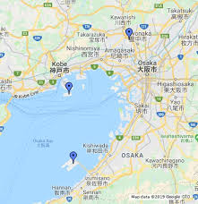 Satellite view showing osaka, japan's second city and the third most populous municipality in the country (behind yokohama). Kansai Airport Osaka Japan Google My Maps