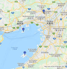 Satellite view showing osaka, japan's second city and the third most populous municipality in the country (behind yokohama). Kansai Airport Osaka Japan Google My Maps