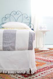 After seeing the completed bed skirt, i. Diy Velcro Bedskirt A Beautiful Mess