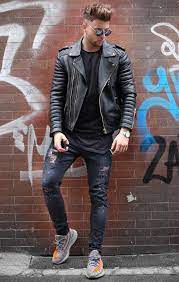 New Yang Boys Style Genuine Leather Jacket Holiday Special Biker Hot Style Us418 Leather Jacket Men Jackets Men Fashion Leather Jacket