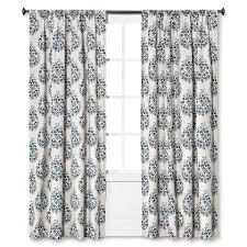 Black And White Paisley Curtains Threshold Paisley Curtain Panel Sour Cream Overcast Washed Blue 95 Blue Window Panels Paisley Curtains Curtains