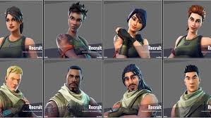 Renegade raider* these are all skins that were released in order in og fortnite until the beginning of season 2 and there were no skins in season 0 fortnite. Og Fortnite Skins Will Soon Be Available As A Bundle Ggrecon