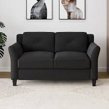 Maybe you would like to learn more about one of these? Amazon Com Lifestyle Solutions Collection Grayson Micro Fabric Loveseat Love Seats 57 87 X32 X32 68 Black Patio Lawn Garden