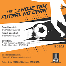 Córdoba cf futsal | 2d. Projeto Hoje Tem Futsal No Cpan Abre Vagas Para Inscricao Campus Do Pantanal