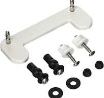 American Standard 760234-100.0200A Bottom and Top MTG Kit with Bar Hinge,  White