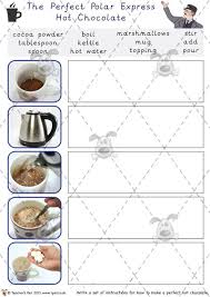 Teacher S Pet Polar Express Hot Chocolate Instructions Premium Printable Clas Polar Express Activities Christmas Literacy Activities Chocolate Activities