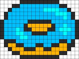 Donut Perler Bead Pattern Donut Doughnut In 2020 Minecraft Pixel Art Pixel Art Grid Pixel Art Pattern