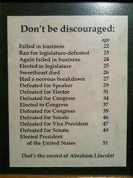 Helpful To Start The Discussion On His Legacy No Name Just Show That Failure Isn T The End Class Discu Lincoln Quotes Abraham Lincoln Quotes Abraham Lincoln