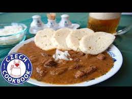 In czech cuisine, goulash is traditional and plays an important role in all of its forms: Beef Goulash Recipe Hovezi Gulas Czech Cookbook Youtube