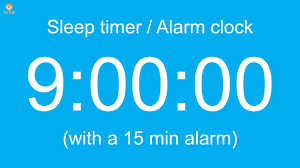 Check spelling or type a new query. 9 Hour Sleep Timer Alarm Clock With A 15 Min Alarm Youtube