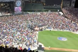 pearl jam fan steals home at wrigley field crashes through