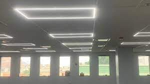 Today, manufacturers of lighting fixtures offer a variety of depending on the design recessed for false ceilings distinguish between two types of — fixed and movable. Led Edge Lit Grid Ceiling Tile Perimeter Light