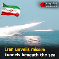 Iran unveils missile tunnels beneath the sea, ., ., ., #iran #missle #tunnel #beneathsea #BangladeshGuardian | Bangladesh Guardian | Facebook