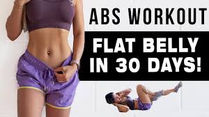 10 mins abs workout to get flat belly