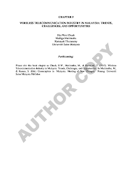 This is a best prospect industry sector for this country. Pdf Wireless Telecommunication Industry In Malaysia Trends Challenges And Opportunities Stephanie Chuah Hui Wen Academia Edu