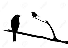 Bird On Branch Silhouette Tattoo Vector Silhouette Of The Bird On Branch Royalty Free Cliparts Vectors And Stock Illustration Image 8922507 In 2020 Bird Silhouette Bird On Branch Bird