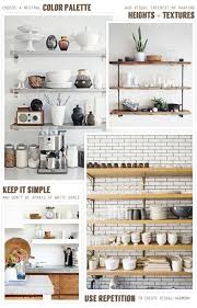 Industrial Design Open Kitchen Shelves Kitchen Shelves Shelving