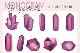 Showing 30 of 39 blog posts. Hand Drawn Crystals Png Cut File Monogram Clip Art 561971 Illustrations Design Bundles