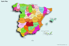 Download blank vector map of spain. Create Custom Spain Map Chart With Online Free Map Maker Color Spain Map With Your Own Statistical Data Online Interactive Data Visualization Map Maker Map