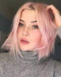 10 Best Ways To Wear Short Hair In 2019 With Hairstyle Light Pink Hair Pink Short Hair Pastel Hair Short