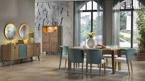 vienza yemek odasi takimi bellona mobilya dining room blue furniture dining room table chairs