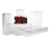 Clear PET or PVC Box - One-Piece