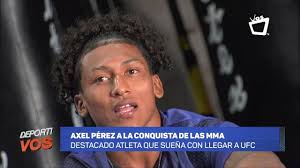 Axel Pérez, destacado atleta nica, sueña con llegar a UFC