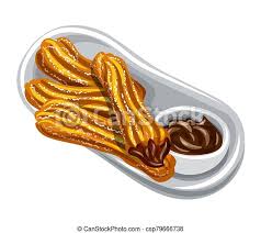1.675 gesunde brote zum selber backen: Churros Geback Kakau Geback Spanischer Creme Churros Traditionelle Abbildung Canstock