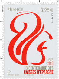 Roosevelt 75008 paris, france tél: Timbre 1818 2018 Bicentenaire Des Caisses D Epargne Wikitimbres