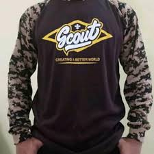 Desain baju lapangan pramuka asenwa design. Baju Kaos Lapangan Loreng Pramuka Scout 004 Shopee Indonesia