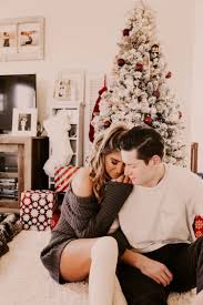Does it make a difference? In Home Christmas Session Cute Couple Cozy In Home Session Inspo Couples Photography In Christmas Tree Photography Christmas Shoot Christmas Couple Pictures