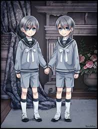 Anime Black Butler Ciel Twin Ghim Tren Kuroshitsuji