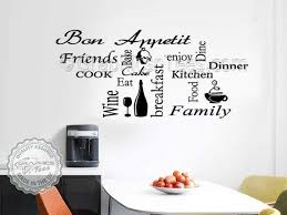 Kitchen Wall Sticker Montage Quote Word Collage Dining Room Etsy In 2020 Kitchen Wall Stickers Wall Decor Decals Wall Sticker
