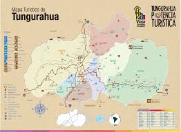 Puedes llegar desde baños de agua santa en bus por unos 25 céntimos, o en taxi por 1,5$. Mapa Turistico De Atracciones En Ambato Tungurahua Ecuador Planetandes