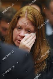 Sara Stone Wipes Away Tears She Editorial Stock Photo
