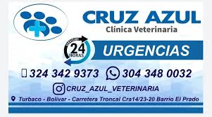 Cruz Azul clínica veterinaria Turbaco