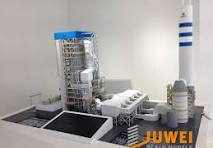 Scale Thermal Power Plant Model for New Energy Generation Display (JW-64)