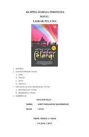 Pembaca tak akan bosan membalik halaman demi kelemahan/kekurangan novel laskar pelangi. Analisis Unsur Intrinsik Novel