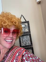 Handing out Halloween treats in Emmitsburg, MD