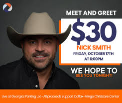 Nick Smith Center event at 6:30pm