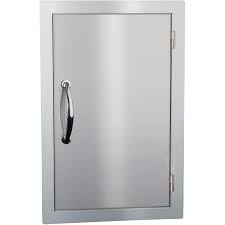 27'' l x 20'' w Summerset 17 Inch Stainless Steel Flush Mount Single Access Door Vertical Ssdv 20 Bbqguys