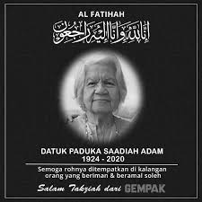 Ya sy pon ditinggalkan arwah suami, tak sempat nak meratap sedih, harta tak seberapa pon abis diungkit. Astro Gempak Al Fatihah Semoga Arwah Ibu Datuk Sheila Facebook